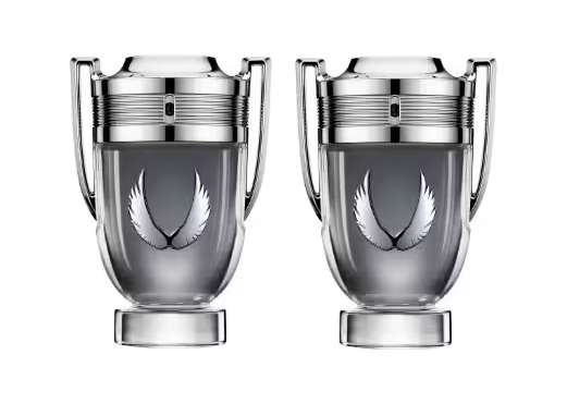 2 x Paco Rabanne Invictus Platinum Mens Eau De Parfum 100ml + 2 Free Samples