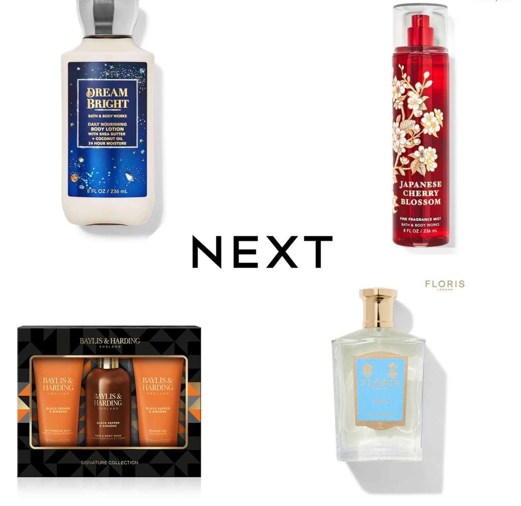 Now Up to 70% off Next Beauty & Bath products (including Brands & further reductions) + free click & collect